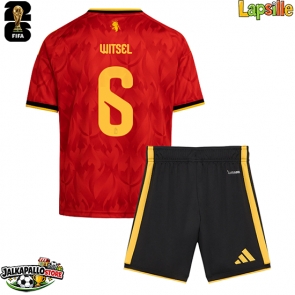 Belgia Axel Witsel #6 Kotipaita Lapsille MM-kisat 2026 Lyhythihainen (+ shortsit)